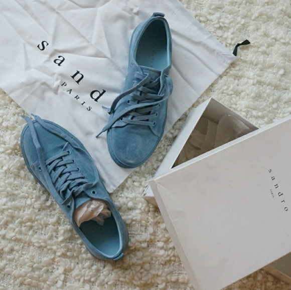 NWT Sandro suede sneakers - Picture 7 of 7
